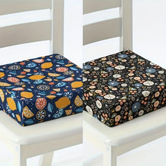 Adjustable Seat Cushions in Lemon & Fireworks Patterns