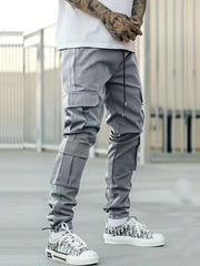 Men's Relaxed Cargo Pants With Pockets