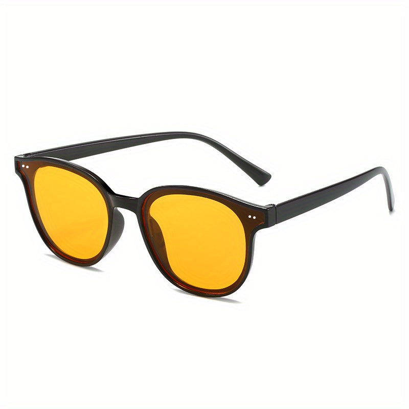 ZYPC001 Men's PC Frame Driving Sunglasses UV400 Polarized Retro Sun Protection