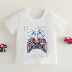 Baby Boys Easter Game Console Graphic Print T-shirt