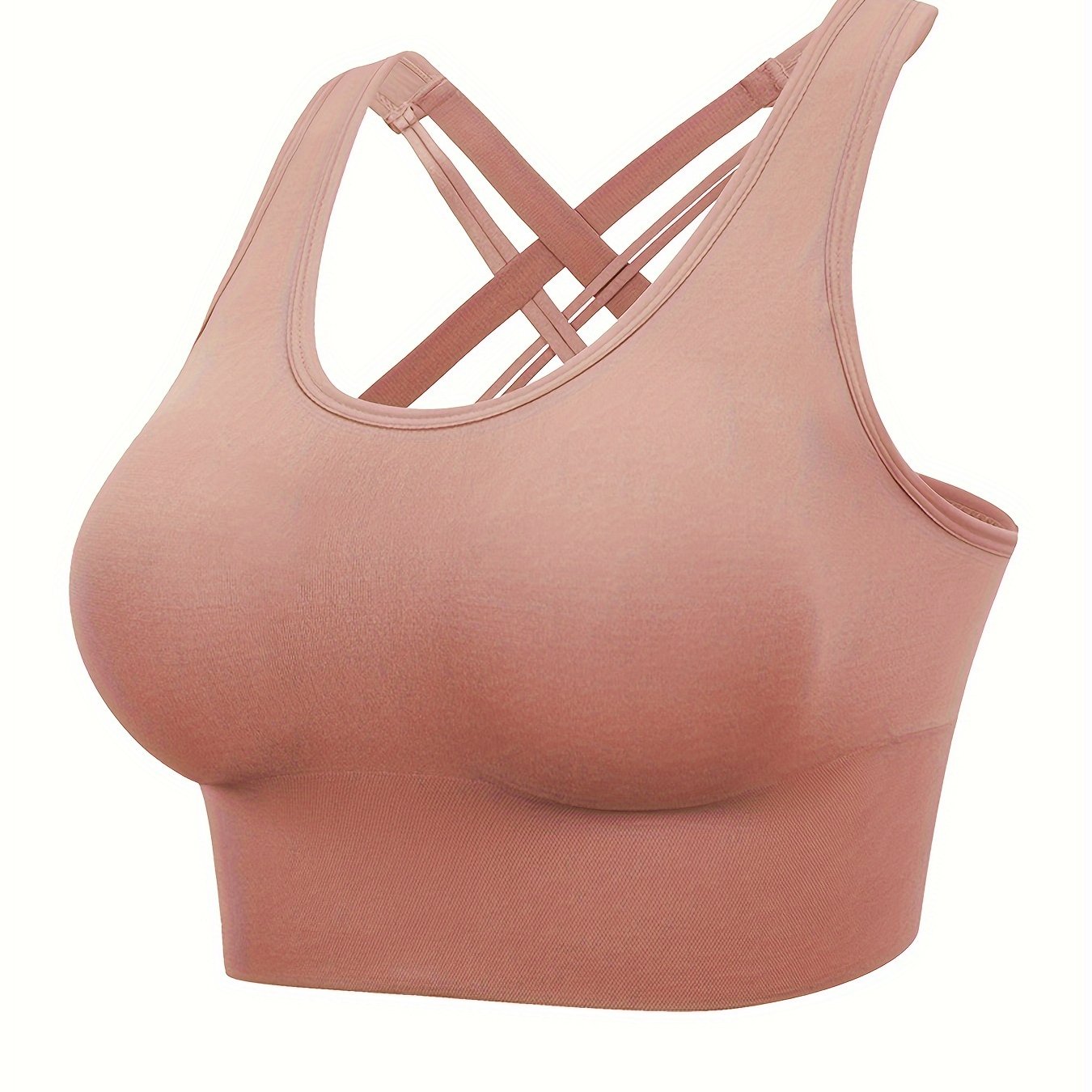 Criss Cross Sports Bra Push Up Shockproof Women's Lingerie
