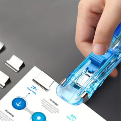 Transparent Push Clips Set with 8 Clips, Bookbinding Clips - 11.48x2.49 cm