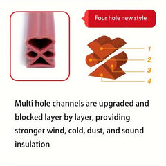 6m Knot Type Door And Window Sealing Strip - Dust-proof Sound Insulation