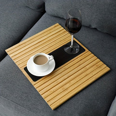 Foldable Sofa Arm Tray Table - Drinks, Snacks, Remote Control