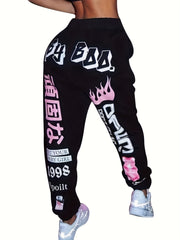 Y2K Streetwear Sweatpants Casual Sports Pants Women's Clothing