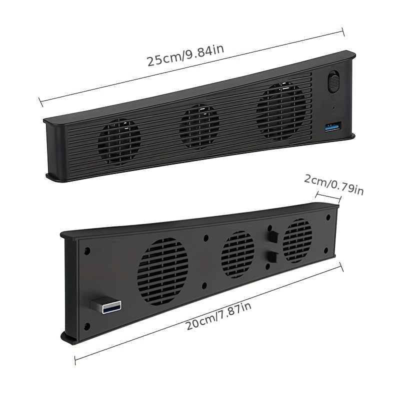 PS5 Cooling Fan USB Interface Light Compact