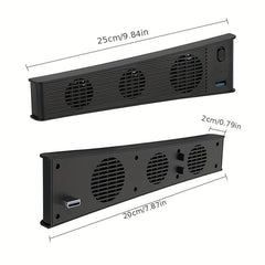 PS5 Cooling Fan USB Interface Light Compact