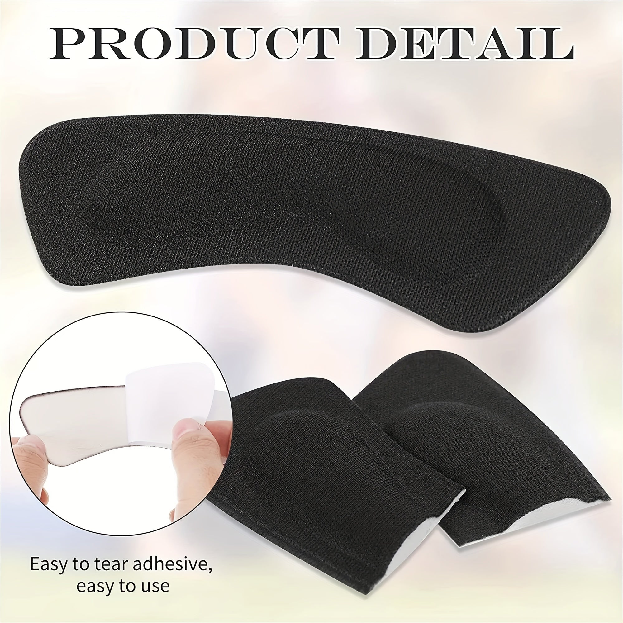 Heel Cushion Pads Self-Adhesive Shoe Grips Foot Care Protector