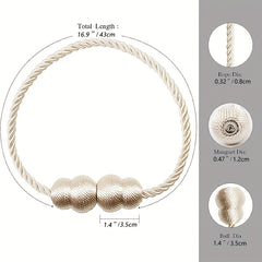 Modern Magnetic Curtain Tieback Gourd Buckle for Home Decor