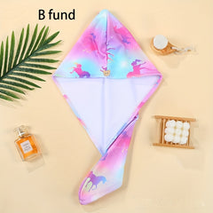 Microfiber Hair Towel Soft Drying Cap Absorbent Quick Dry Hair Wrap Towel