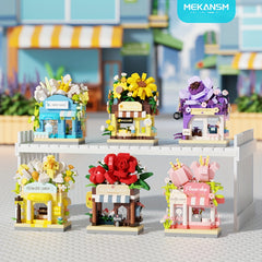 Flower Shop Building Blocks Set