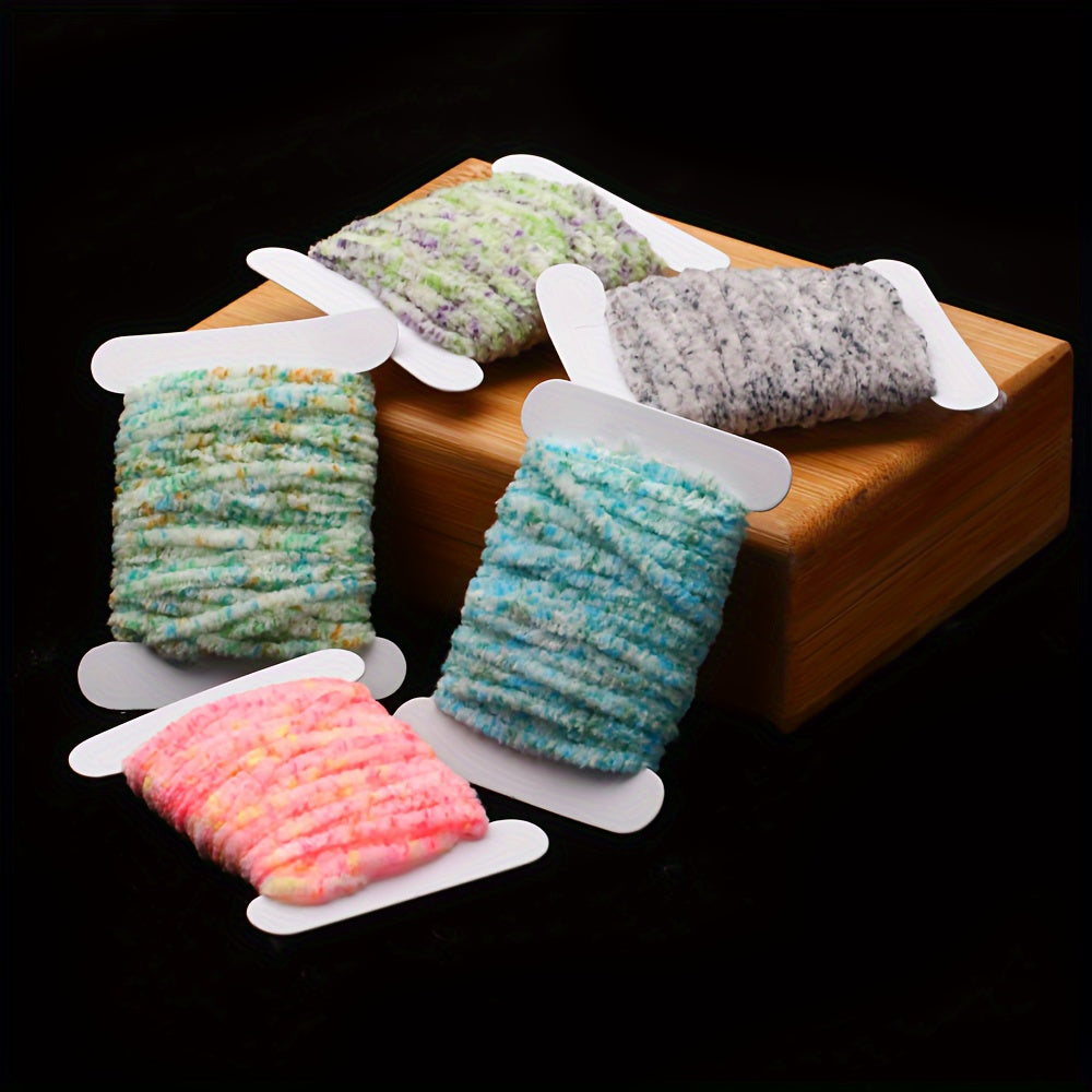 5M Rayon Chenille Yarn Fishing Fly Tying Material