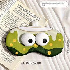 Cartoon Eye Mask Comfortable Blackout for Sleeping Traveling Napping