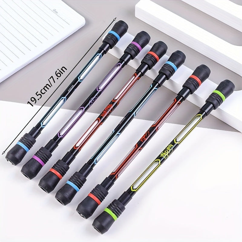 2pcs 4pcs 6pcs Rotating Pens Students' Spinning Gel Pens Office Supplies