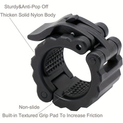1pair Barbell Clamps Collars 2inch 50mm Quick Release Weight Bars Buckle Dumbb