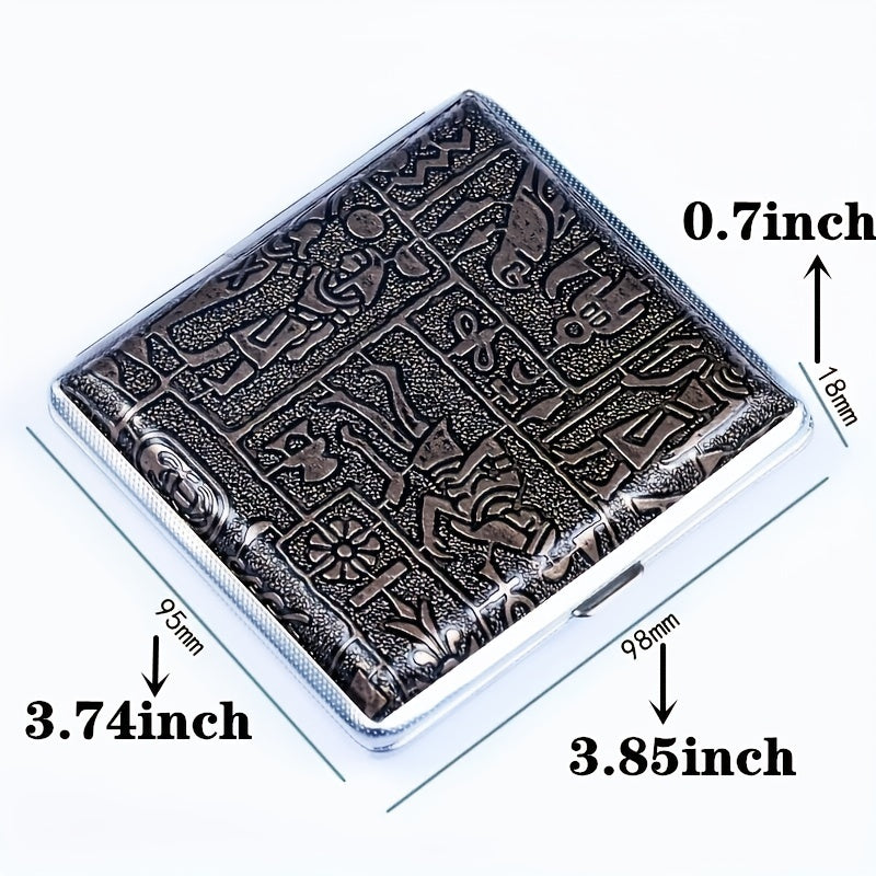 High-end Men's Cigarette Storage Box Leather Cigarette Case