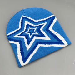 Breathable Jacquard Hat Pentagram Knitted Hat