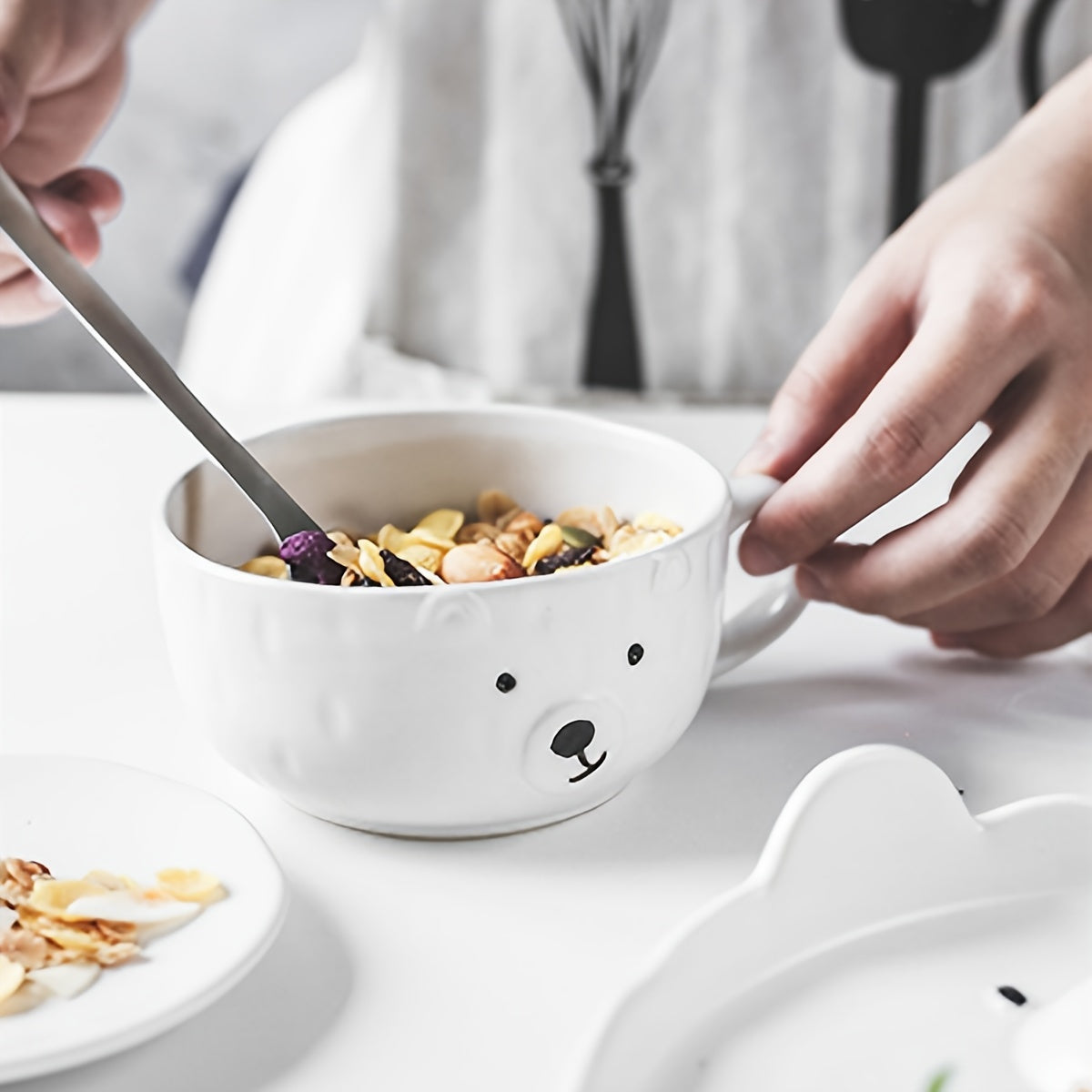 Stainless Steel Cat Claw Coffee Spoon Mixing Spoon Cake Dessert Spoon