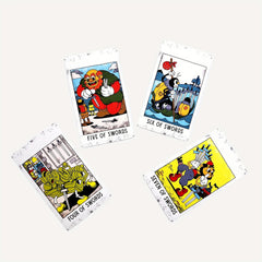 Mystical Medleys Retro Cartoon Tarot Drinking Table Card Game