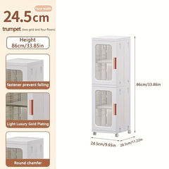 Storage Cabinet - Clothes Toy Plastic Snack Organizer B
