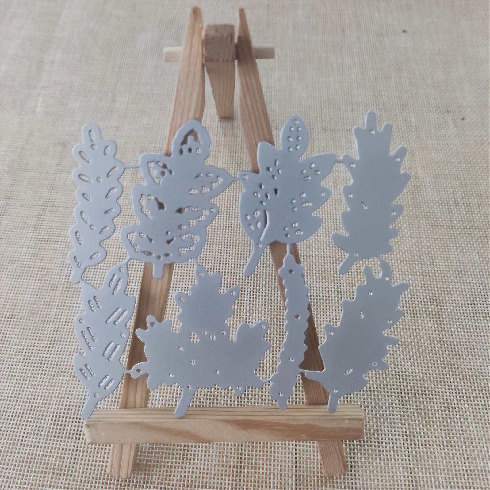 8pcs Leaf Carbon Steel Metal Cutting Dies Scrapbooking Craft