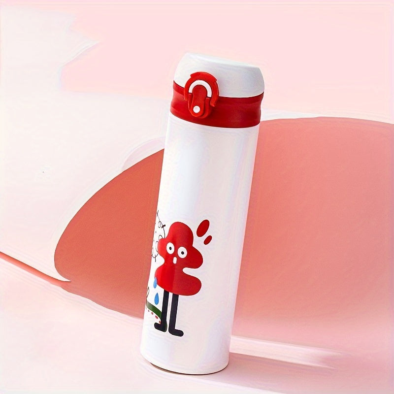16oz Stainless Steel Insulated Water Bottle - Outdoor Travel Fitness Gift