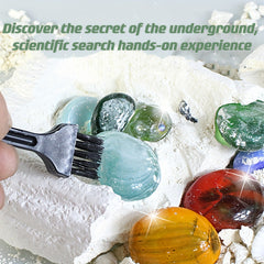 Children's Gemstone Shell Archaeological Digging Toys DIY Fairy Edu