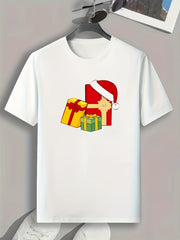 Men's Christmas Gift Graphic T-Shirt Casual Comfy Summer Tee
