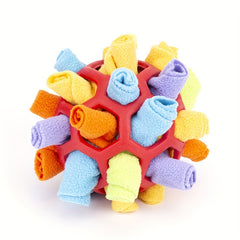 Interactive Pet Sniffing Toy for Food Leaking - Dog Chew and Squeaky Toy