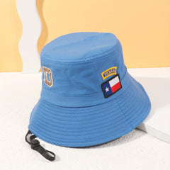 D Embroidery Bucket Hat Sunscreen Cartoon Beach Hat