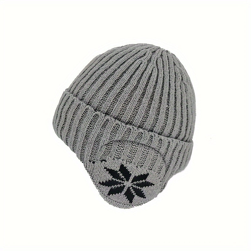 Winter Velvet Thickened Knitted Hat Ear Protection Beanie Hats