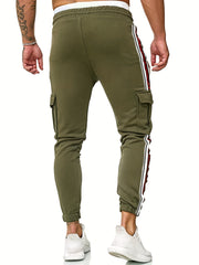 Men's Pocket Striped Sweatpants