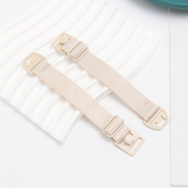 4pcs Elastic Bra Shoulder Straps Adjustable Underwear Straps Women's Lingerie