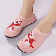 Boys' Cartoon Barefoot Slip On Slippers Lightweight Non Slip House