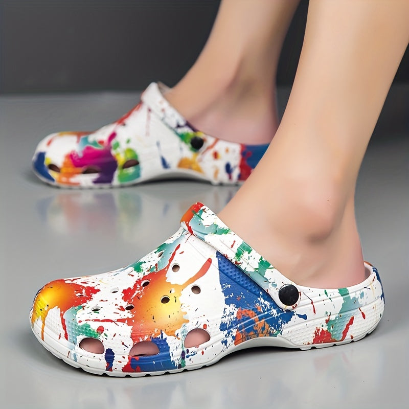 Men's Camo Slip-On Mules: Comfortable Indoor/Outdoor Shoes