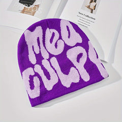 Knitted Hat Hip Hop Street Graffiti Letter Beanie Hat