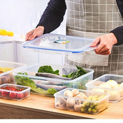 4pcs Refrigerator Storage Boxes Fresh-Keeping Set