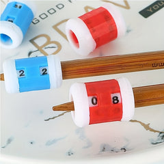2pcs Plastic Knit Counter Stitch Marker Row Counters Sewing Knitting Tool
