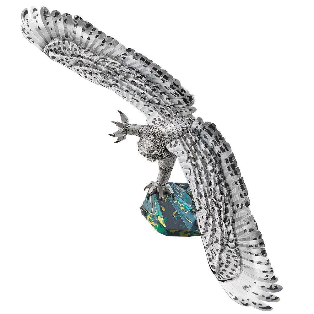 Piececool 3D Metal Puzzle Snowy Owl Model Kit