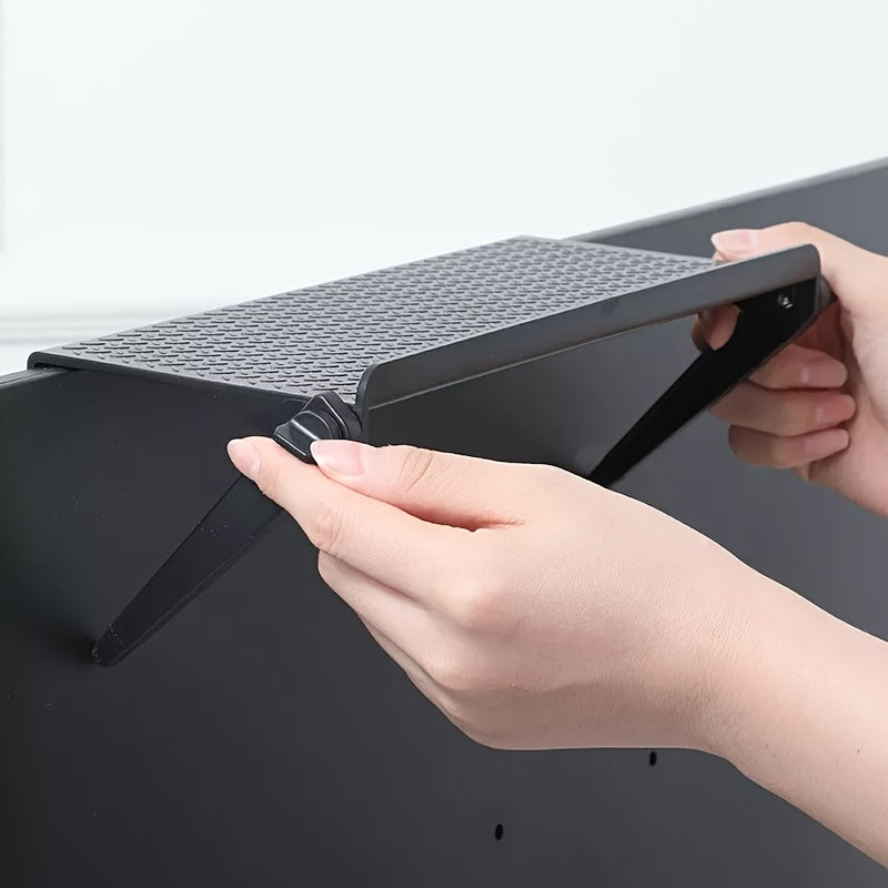 Adjustable TV Screen Top Shelf Monitor Storage Rack