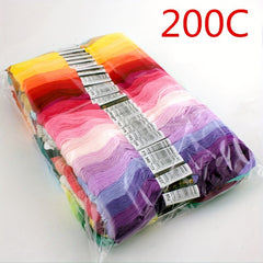 250pcs Embroidery Thread Cross Stitch Sewing Skeins Embroidery Floss Kit