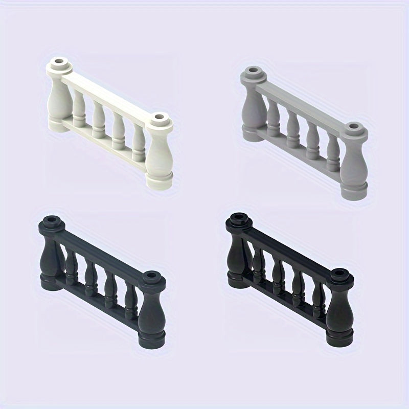 4pcs Building Block Farm Garden 1X4X2 Railing Fence DIY Animal Scene Play