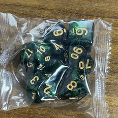 7 Starry Two-Faceted Dice Set