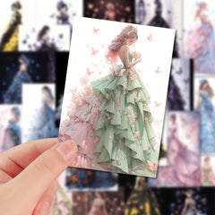 54pcs Dream Cloth Pvc Graffiti Stickers For Laptop Phone Luggage
