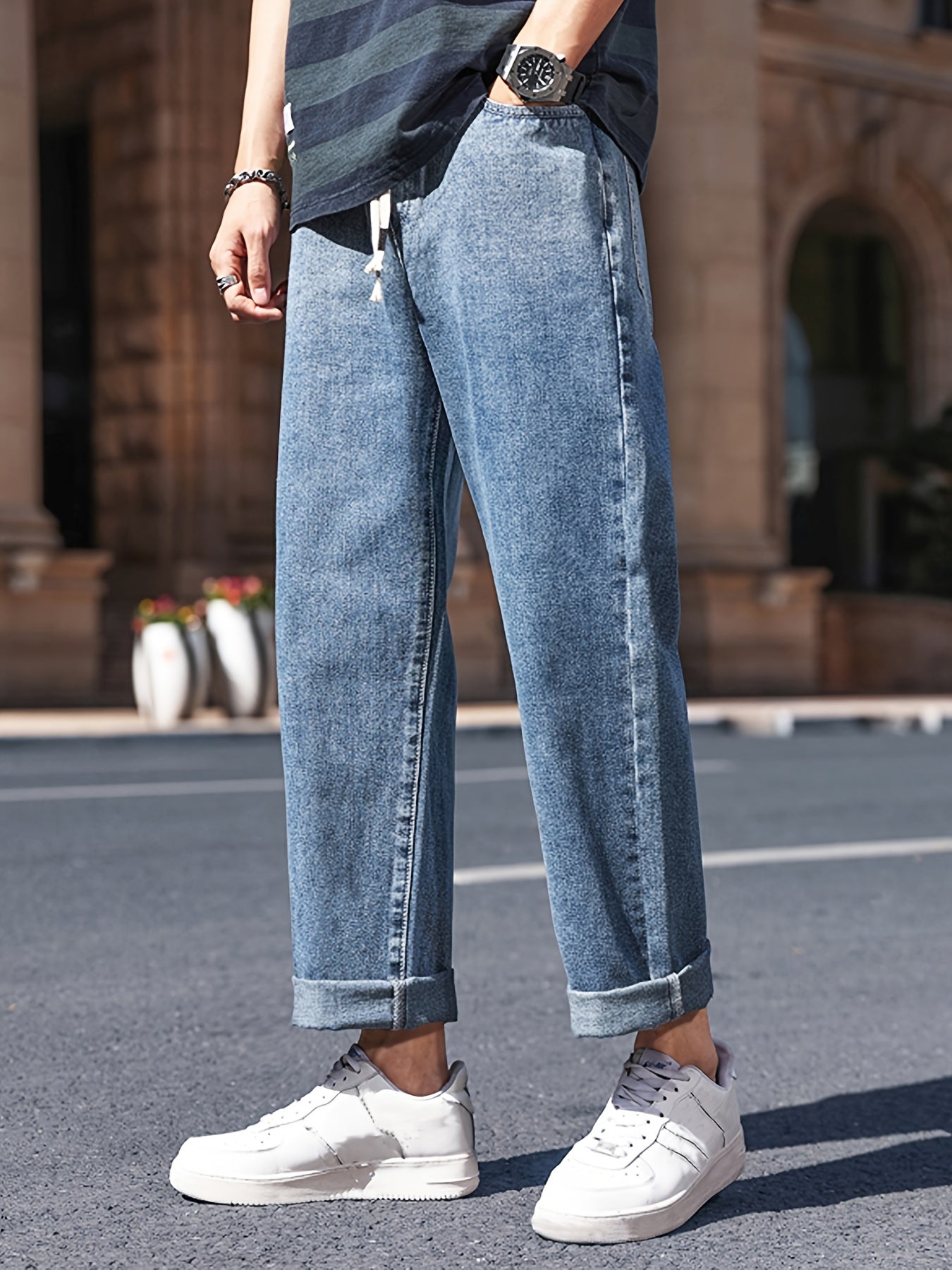 Men's Loose Fit Denim Jeans