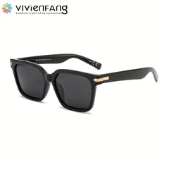VIVIENFANG Men's Polarized Sunglasses UV Protection Flexible Temples Packaging