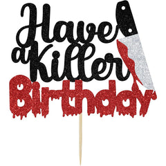 Halloween Cake Insert Have A Killer Birthday Topper
