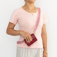Women's Acrylic Chain Messenger Bag | Multifunctional Phone Case Chain