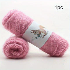 Squirrel Yarn Velvet Wool Thread Bright Silk Crocheting Knitting 4mm