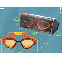 Polarized Swimming Goggles Anti Fog UV Protection Swim Goggles Clear Vision